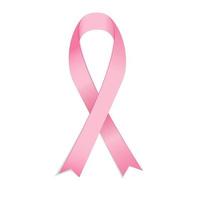 Illustration vectorielle de ruban rose de sensibilisation au cancer du sein vecteur