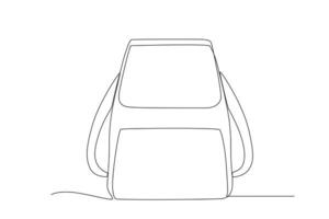 une sac à dos pour école équipement espace de rangement vecteur