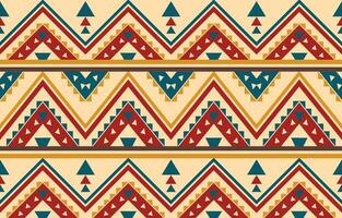 ethnique abstrait ikat art. aztèque ornement imprimer. géométrique ethnique modèle sans couture Couleur Oriental. conception pour Contexte ,rideau, tapis, fond d'écran, vêtements, emballage, batique, vecteur illustration.