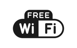 gratuit Wifi icône et gratuit Wifi zone vecteur