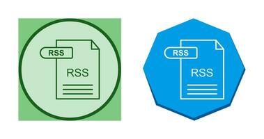 icône de vecteur rss