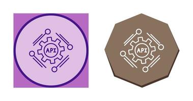 icône de vecteur api