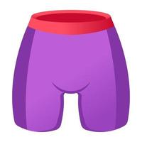 shorts et vêtements pour hommes vecteur