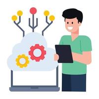 configurations et paramètres du cloud vecteur