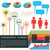 Un infochart de l&#39;économie vecteur