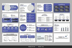 vecteur entreprise affaires présentation et affaires portefeuille, profil conception, projet rapport, entreprise profil