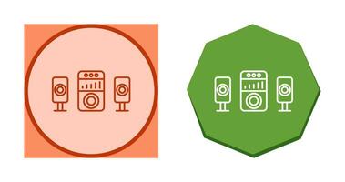 icône de vecteur de système de son