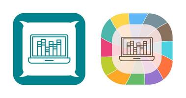 icône de vecteur de bibliothèque en ligne