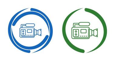 icône de vecteur de caméra vidéo