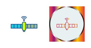 icône de vecteur satellite unique