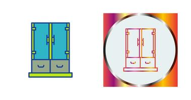 icône de vecteur de tiroir d'armoire