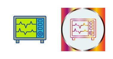 icône de vecteur de moniteur de fréquence cardiaque