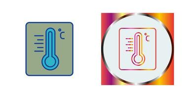 icône de vecteur de thermomètre