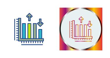 icône de vecteur de graphique à barres