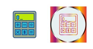 icône de vecteur de calculatrice