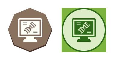 icône de vecteur de test ADN