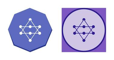 icône de vecteur de réseaux uniques