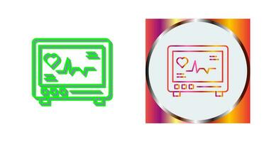 icône de vecteur de cardiogramme
