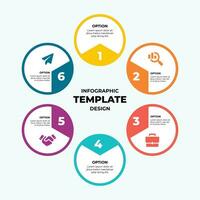 modèle de conception infographique vecteur