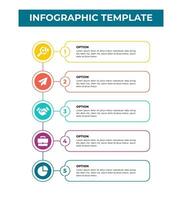 modèle de conception infographique vecteur