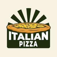 italien Pizza logo conception modèle vecteur