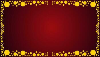 une pente rouge abstrait Contexte illustration avec une Jaune Cadre. parfait pour invitation carte, livre couverture, affiche, bannière, site Internet conception. vecteur