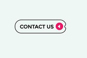 Nouveau contact nous moderne, site Internet, Cliquez sur bouton, niveau, signe, discours, bulle bannière, vecteur