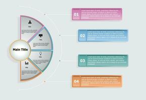 moderne infographie modèle conception vecteur pour la toile conception, ui applications, affaires présentation, flux de travail mise en page, diagramme, annuel rapport.