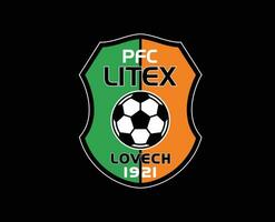 fc litex amourtch club logo symbole Bulgarie ligue Football abstrait conception vecteur illustration avec noir Contexte