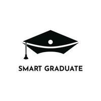 l'obtention du diplôme toge chapeau avec gens pour école éducation, Université académique Campus logo conception concept vecteur