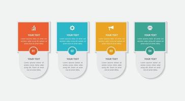 conception de modèle d'entreprise infographique vecteur