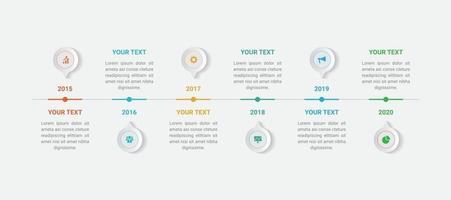 conception de modèle d'entreprise infographique vecteur