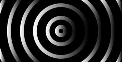 cercle concentrique pour l'onde sonore. motif de ligne de cercle abstrait vecteur