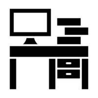 travail table vecteur glyphe icône pour personnel et commercial utiliser.