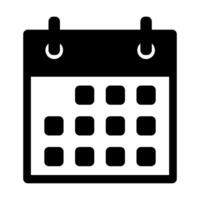 calendrier vecteur icône dans plat style isolé sur gris Contexte. pour votre la toile site conception, logo, application, ui. illustration