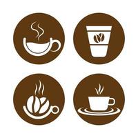 images de logo de tasse de café vecteur