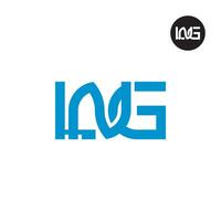 lettre lng monogramme logo conception Facile vecteur