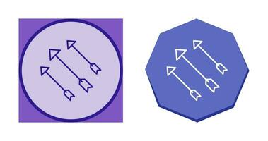 icône de vecteur de flèches uniques