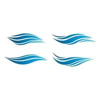 images de logo de vague d'eau vecteur