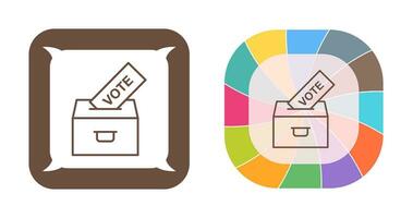 icône de vecteur de vote de casting