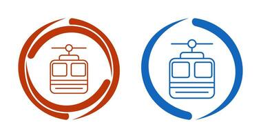 icône de vecteur de téléphérique