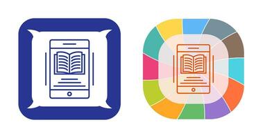 icône de vecteur de livre électronique