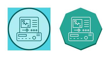 icône de vecteur d'électrocardiogramme