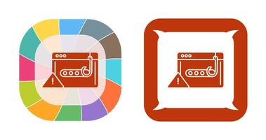 icône de vecteur de mot de passe de phishing