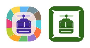 icône de vecteur de téléphérique