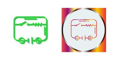 icône de vecteur de circuit électrique