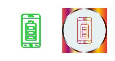 icône de vecteur de batterie mobile