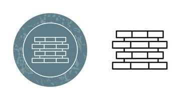icône de vecteur de briques uniques