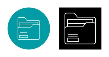 icône de vecteur de dossier