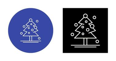 icône de vecteur d'arbre de Noël